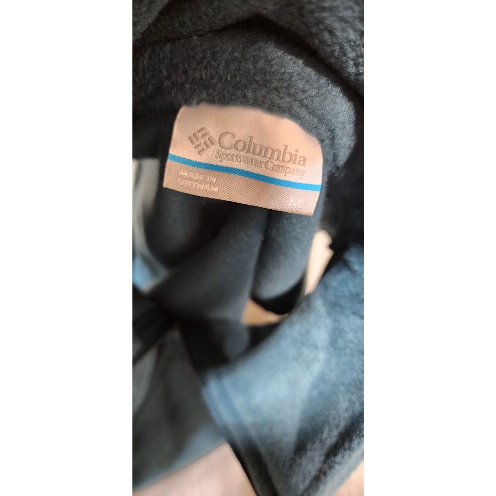Columbia Womens Fleece Vest Teal Zip Front Size M - Picture 8 of 12
